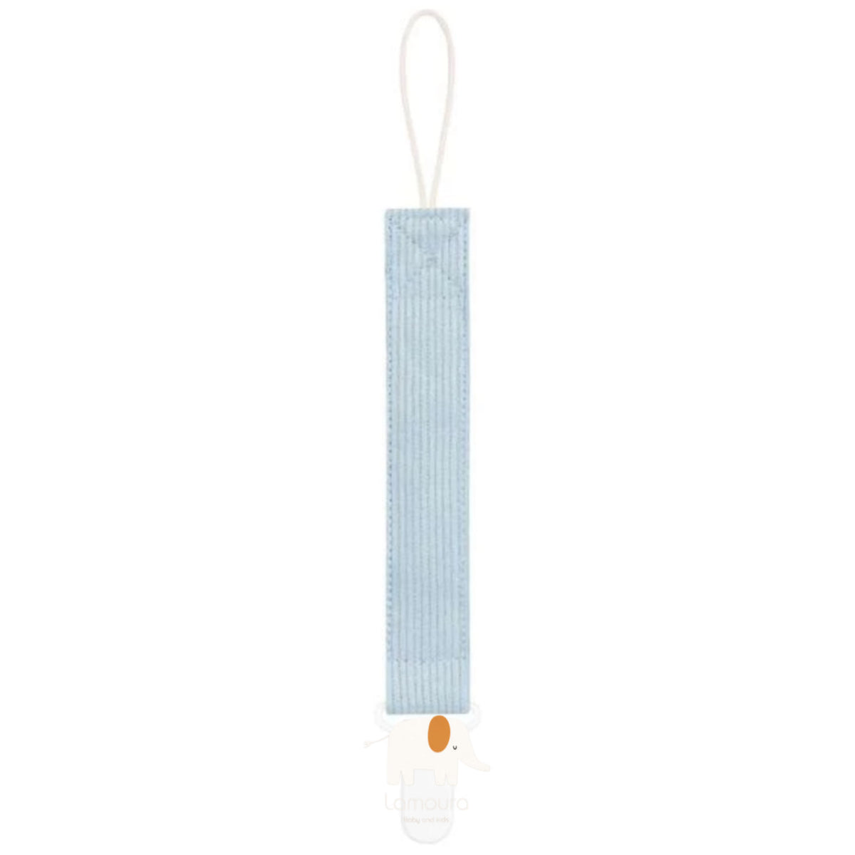 Pacifier holder with custom name علاقة المصاصة مع تطريز الاسم