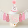 Half birthday celebration set زينة الاحتفال بعمر النصف سنة