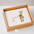 Teddy bear design blanket غطاء بتصميم الدب
