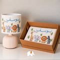 Gift set animals design (lamp/ blanket) طقم هدية بتصميم الحيوانات (بلانكت و إضاءة جانبية)