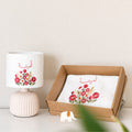 Gift set flowers bouquet طقم هدية بتصميم باقة الورد