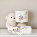 Acrylic gift set blue horse design مجموعة طقم الاكريلك بتصميم الحصان الازرق