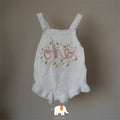 Girls birthday jumpsuit with hairband ملابس يوم الميلاد مع باند