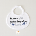 Baby name bibs صدرية الاسم